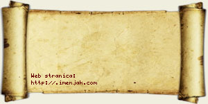 Majda Aćimović vizit kartica